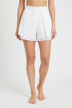 Load image into Gallery viewer, Sass &amp; Bide TWO SUPER POWERS Women's Soft Tailored White Eyelet Short – 36-6 - Luxe Fashion Finds