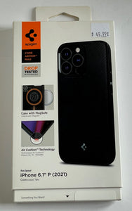 Spigen iPhone 13 Pro Core Armor Black MagSafe Slim Case Shockproof, 6.1inch