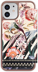 Ted Baker iPhone 11 Case Folio Floral Mirror Slim Protective, Densee, 6.1 in