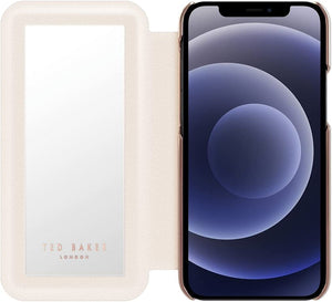 Ted Baker iPhone 11 Case Folio Floral Mirror Slim Protective, Densee, 6.1 in