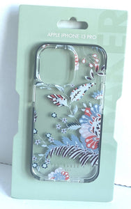 Ted Baker iPhone 13 PRO Bumper Case Floral Slim Protective Clear
