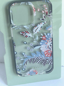 Ted Baker iPhone 13 PRO Bumper Case Floral Slim Protective Clear