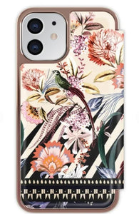 Ted Baker iPhone 13 PRO Case Folio Floral Mirror Slim Protective, Densee, 6.1 in