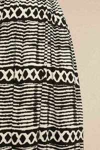 Tracy Reese Women's Sleeveless Square Neck A-line Black Midi Dress, Small (petite)