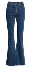 Load image into Gallery viewer, Veronica Beard Jeans 26 Womens Flare Beverly High Rise Button Fly Skinny Blue Dark