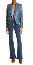Load image into Gallery viewer, Veronica Beard Jeans 26 Womens Flare Beverly High Rise Button Fly Skinny Blue Dark
