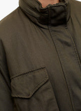 Load image into Gallery viewer, Aritzia Women's Oversized Parka Removable Hood Utility Khaki Winter Jacket - L