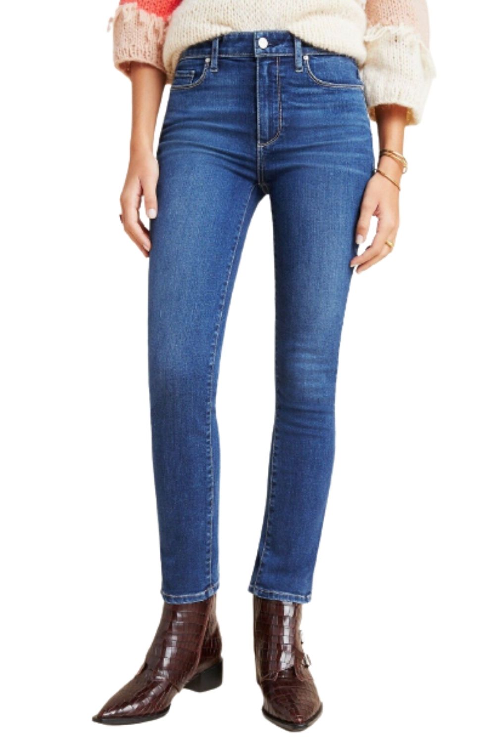 Paige Hoxton High-Rise Skinny Ankle Crop Women’s Jeans
