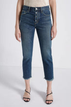 Load image into Gallery viewer, Current/Elliott Women’s Exposed Button Fly Vintage Cropped Jeans, Bermuda - 27