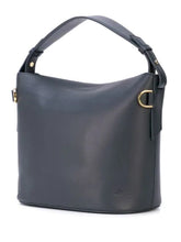 Load image into Gallery viewer, Want Les Essentiels Bucket Shoulder Bag Women Blue Leather Cambria Medium Bag