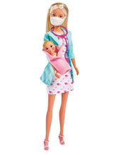 Load image into Gallery viewer, Simba Toys Steffi Love Baby Doctor Pediatrician Doll &amp; Sick Baby + Accessories NIB - Luxe Fashion Finds