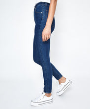 Load image into Gallery viewer, Rolla’s Women’s East Coast Ankle High Rise Skinny Stretch Jeans, Highway Blue - Luxe Fashion Finds