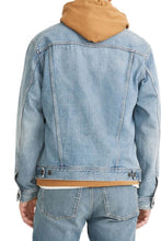 Load image into Gallery viewer, Madewell Jacket Mens Blue Denim Oversized Trucker Faded, Manitoba Wash