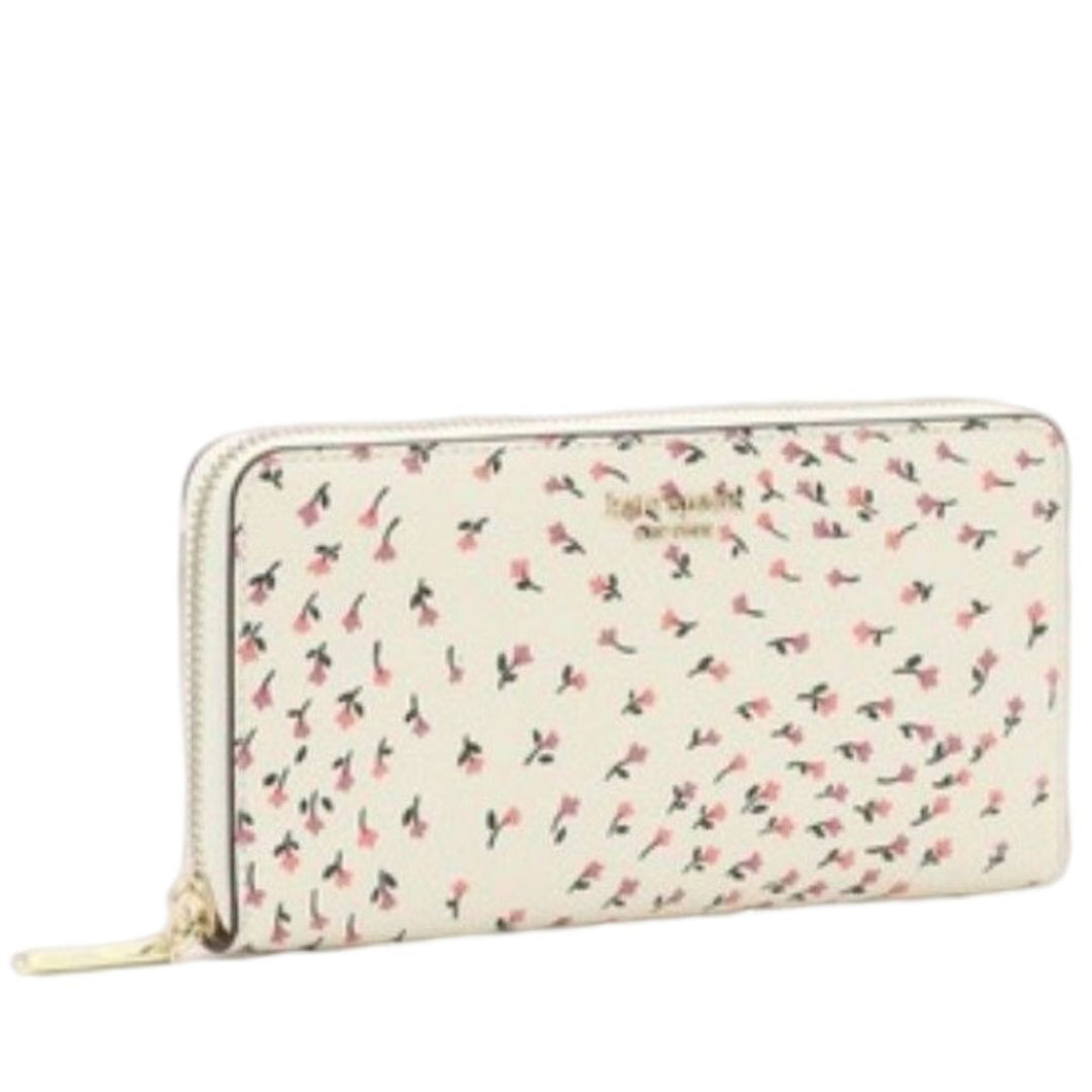 Kate Spade Women’s Spencer Meadow Zip-Around Large Floral Continental Wallet