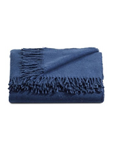 Load image into Gallery viewer, Boutique Distinctly Home Modena Recycled Cotton 50 x 70 Fringed Throw Blanket - Luxe Fashion Finds