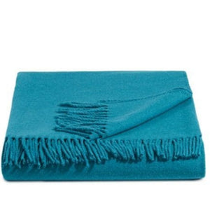Boutique Distinctly Home Modena Recycled Cotton 50 x 70 Fringed Throw Blanket - Luxe Fashion Finds