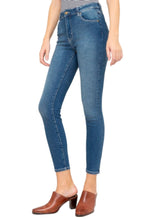 Load image into Gallery viewer, Rolla’s Women’s Westcoast Ankle Mid-Rise Skinny Crop Jean, Pavement Blue - 28 - Luxe Fashion Finds