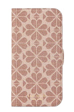 Load image into Gallery viewer, Kate Spade iPhone 11 PRO Flower Coated Canvas Magnetic Wrap Folio Case, NIB