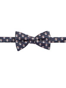 Bow Tie Tuesdays Mens Snowman Christmas Jacquard Silk Pre-Ted Bow Tie - Luxe Fashion Finds