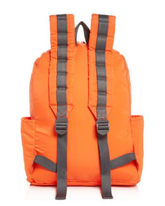 STATE Bedford Nylon Unisex Large Padded Laptop Sleeve Backpack, Orange - Luxe Fashion Finds