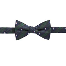 Load image into Gallery viewer, BowTie Tuesdays Men’s Blackwatch Christmas Tree Tartan Silk Pre-Tied Bow Tie - Luxe Fashion Finds